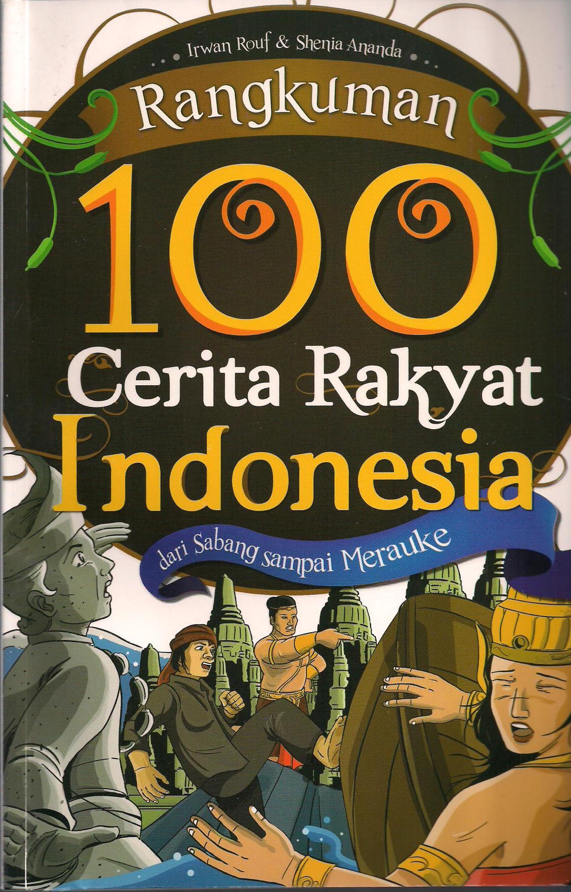  Buku  9 Cover  Rangkuman 100 Cerita  Rakyat Indonesia 